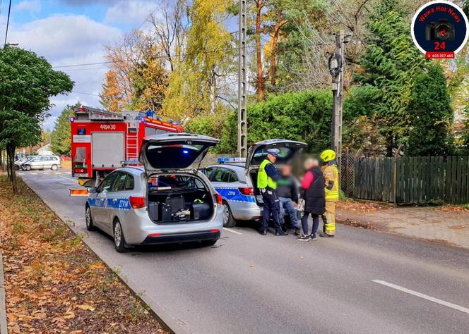 Kompletnie pijany wiózł trójkę dzieci! Sześć osób w szpitalu po wypadku w Milanówku