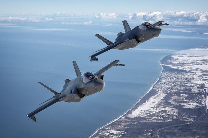 Norweskie F-35A nad Polską