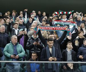 Legia Warszawa - Lech Poznań: Zdjęcia kibiców z klasyku i 13. kolejki PKO BP Ekstraklasy