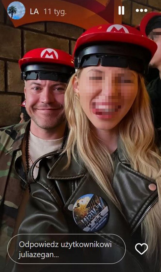 Wojciech Łozo Łozowski zabrał dziewczynę na premierę "Vinci2"