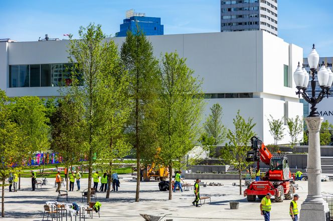 Plac Centralny Warszawa, sierpień 2025