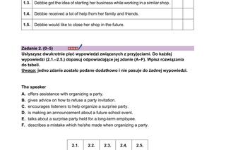 Matura próbna 2024: angielski. Arkusze CKE i odpowiedzi. Poziom podstawowy [Formuła 2023]