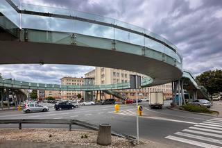 Okrągła kładka dla pieszych w Rzeszowie