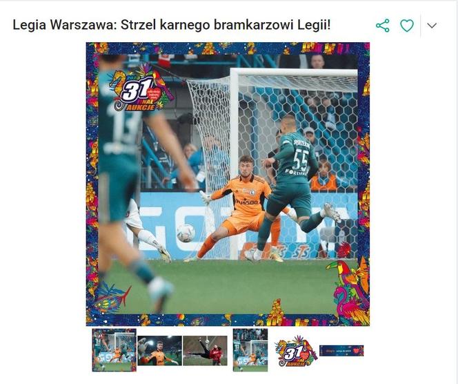 Strzel gola bramkarzowi Legii Warszawa