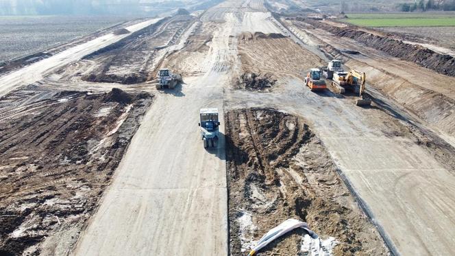 Trwa budowa S7 na odcinku Miechów - Szczepanowice