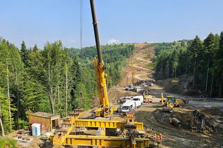 Budowa drogi ekspresowej S19 Babica - Jawornik i najwyższej estakady w Polsce