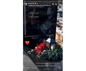 Tak wygląda grób Gabriela Seweryna. Rafał Grabias pokazał wymowny napis na nagrobku celebryty z Głogowa