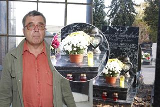 Grób Grzegorza Miecugowa nie zwraca uwagi. Wszystko się wyjaśnia, gdy podejdzie się bliżej. A co z grobami innych znanych osób?