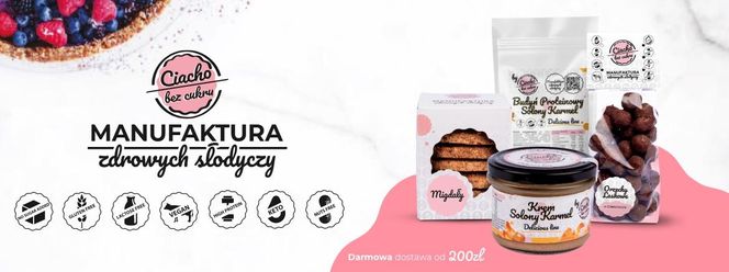 „Ciacho Bez Cukru” – tu słodkość nie ma wyrzutów sumienia!