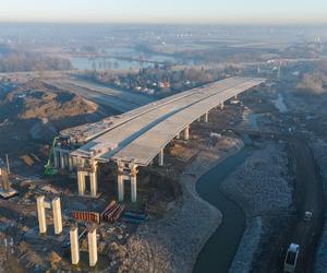 Budowa drogi ekspresowej S7 Widoma Kraków - styczeń 2024