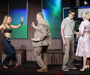 Gwiazdy Rancza znowu razem! Agentka Kusego w samym staniczku! Na zdj. Emilia Komarnicka, Bogdan Kalus, Violetta Arlak...