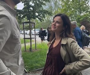 M jak miłość na planie. Kasia (Paulina Lasota), Mariusz (Mateusz Mosiewicz)