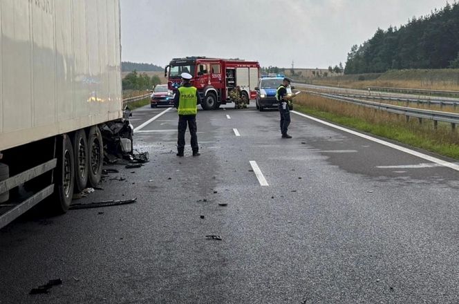 Wypadek na S7 pod Nidzicą. Trzy osoby nie żyją