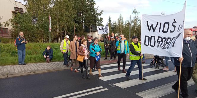 Wielki protest w Skawinie