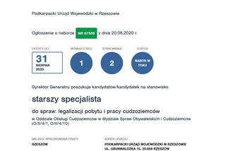 Praca w urzędzie w Rzeszowie. Ile można zarobić? Sprawdź oferty!