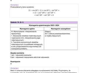 Matura próbna 2023: Matematyka. Oficjalne odpowiedzi CKE