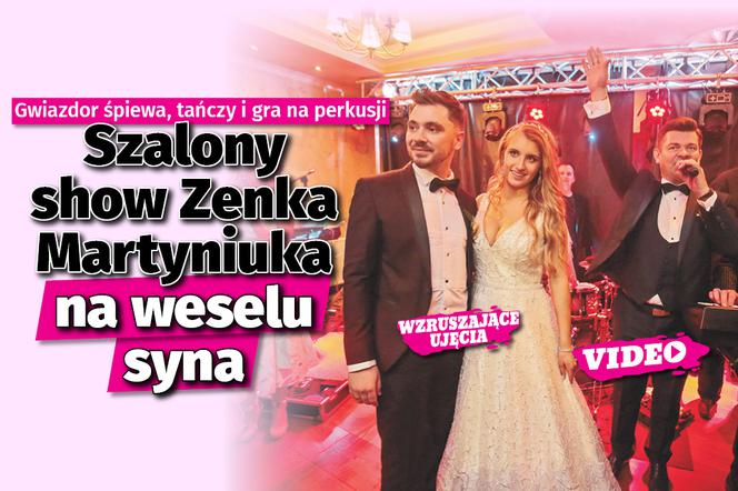  Szalony show Zenka Martyniuka na weselu syna