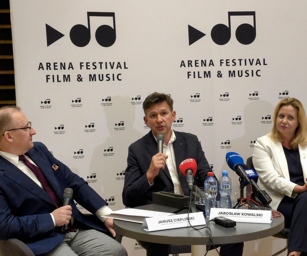 Konferencja przed 9. Arena Festiwal film&music
