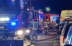 Tragiczny pożar w Legionowie. Dwie osoby reanimowane. Jedna nie przeżyła