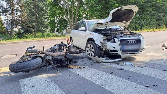 Groźny wypadek na skrzyżowaniu ul. Cegielnianej i Żytniej w Kraśniku