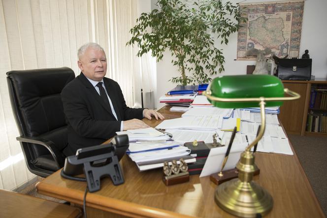 Tu będzie siedział Kaczyński