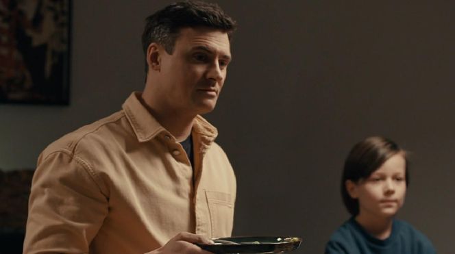 	Na dobre i na złe odc. 957. Krzysztof Radwan (Mateusz Damięcki), Kubuś  (Wiktor Trojan)