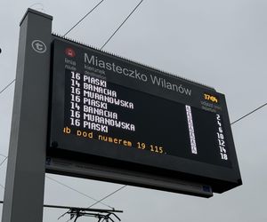 Warszawa. Tramwaj do Wilanowa