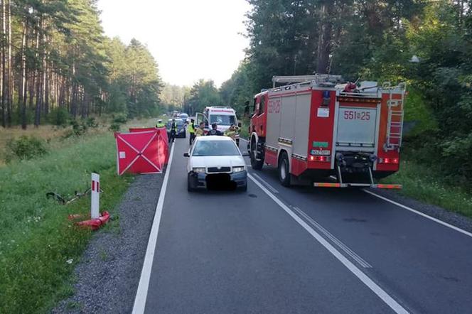 Śmiertelne potrącenie rowerzystki w Warchałach 