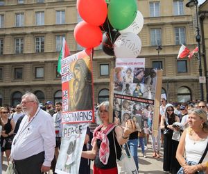 Marsz dla Palestyny przeszedł w niedzielę, 17 sierpnia ulicami Warszawy