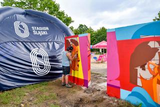 Tak wygląda sztuczna plaża przy Stadionie Śląskim. Rozkręcaliśmy tam imprezę w ramach Eska Summer City