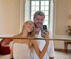 Wojciech Łozo Łozowski zabrał dziewczynę na premierę Vinci2