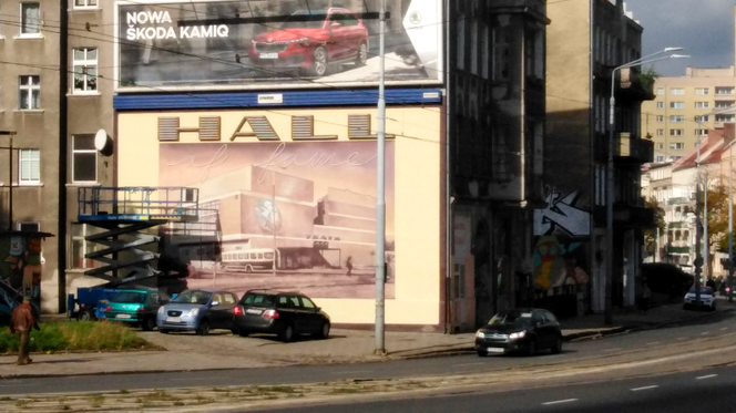 Mural przy al. Wyzwolenia