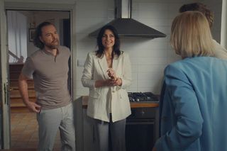 M jak miłość, odcinek 1876. Tomasz (Ziemowit Wasielewski), Ada (Marta Lewandowska), Dorota (Iwona Rejzner), Bartek (Arkadiusz Smoleński)i)