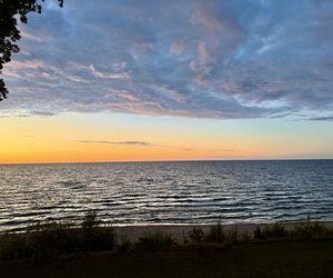 Widok z apartamentu Hevenia w Rewalu