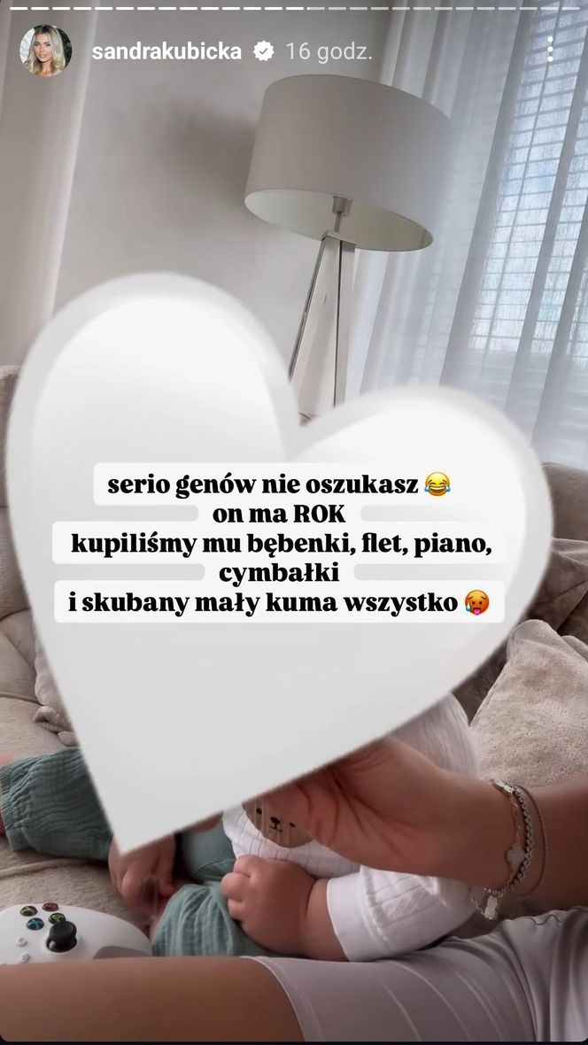 Dumna Sandra Kubicka pokazała syna i wspomniała o Baronie. "Genów nie oszukasz" 