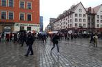 Protest pracowników sądów we Wrocławiu