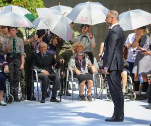 Andrzej Duda na Obchodach 80. rocznicy wybuchu Powstania Warszawskiego