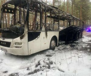 Pożar autobusu z przedszkolakami w Wielkopolsce! W pojeździe było 44 dzieci i 5 opiekunów