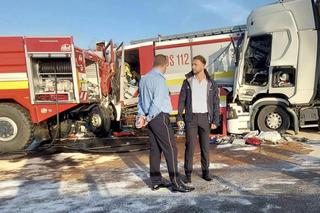 Tragedia na Słowacji. Polska ciężarówka wjechała w służby