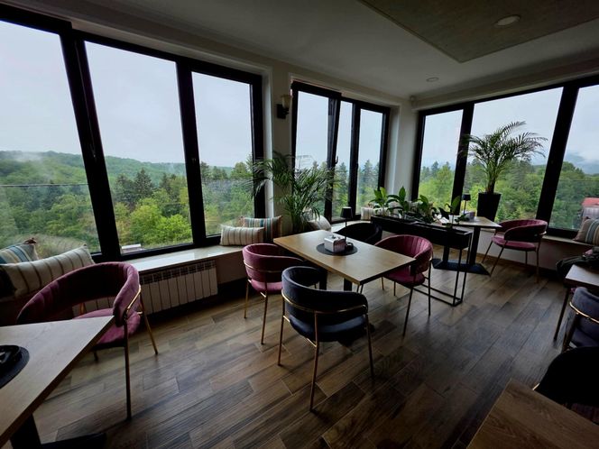 Kawiarnia Widokowa w Polańczyku Perła Bieszczadów.