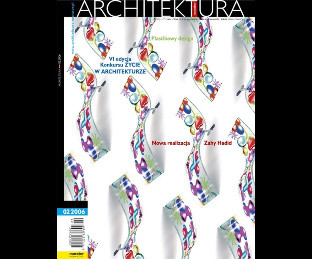 Okładka Miesięcznik Architektura 02/2006