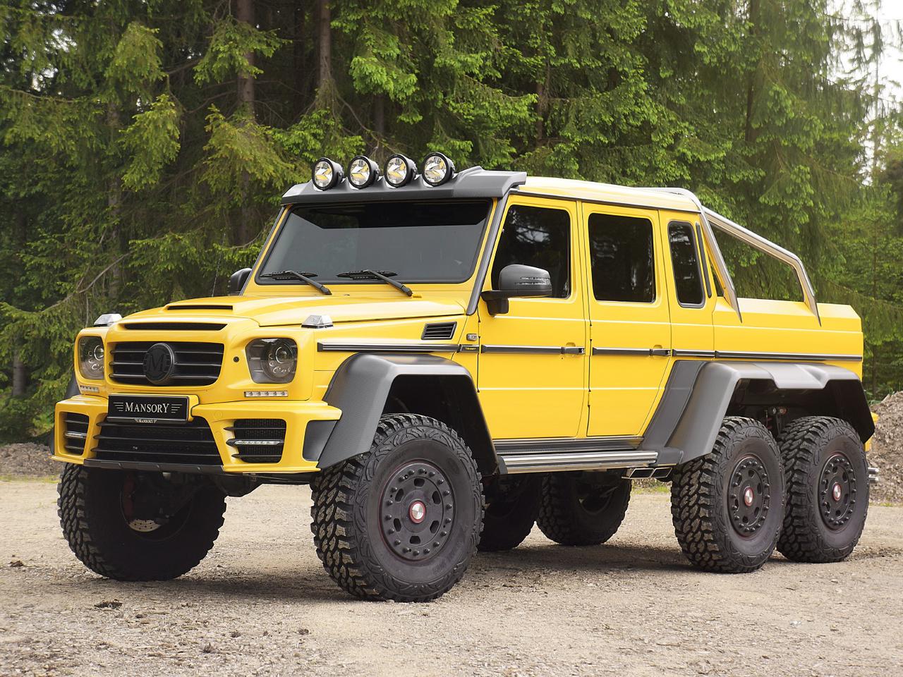 Mercedes-Benz G63 AMG 6x6 po tuningu Mansory