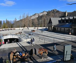 Zakopane. Centrum przesiadkowe w Kuźnicach. Słynna patelnia