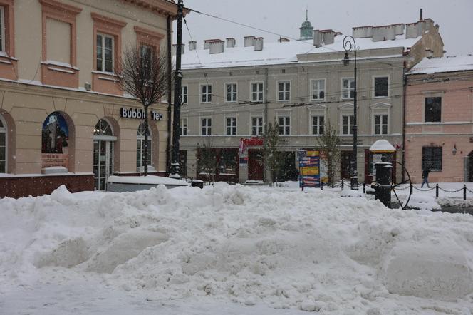 Śnieżyca w Lublinie