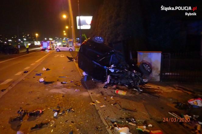 Spowodował wypadek i uciekał pieszo