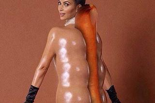 Gigantyczna pupa Kim Kardashian rozbawiła internautów