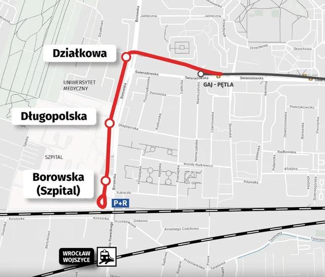 Będzie tramwaj pod szpital przy Borowskiej