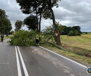 Wichury w Podlaskiem. Setki interwencji strażaków w całym regionie