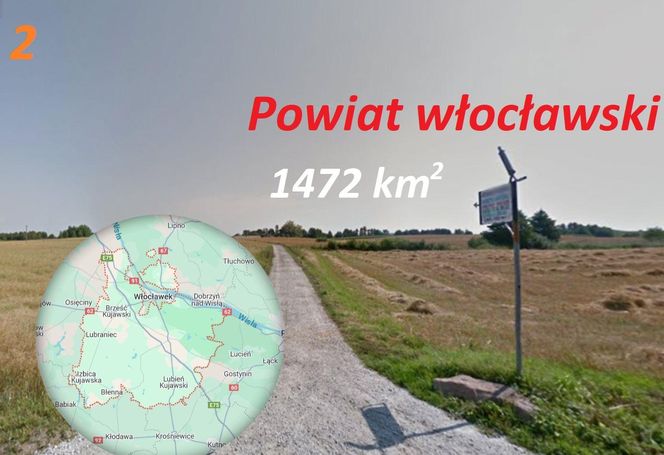 Te powiaty mają dużo większą powierzchnię niż stolica Polski 