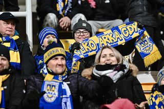 Piękne zdjęcia kibiców z meczu Arka - Lech